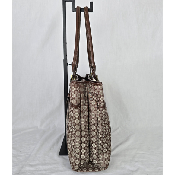 Nine West Tote Brown Tones 15" x 5" x 11" - Picture 12 of 16